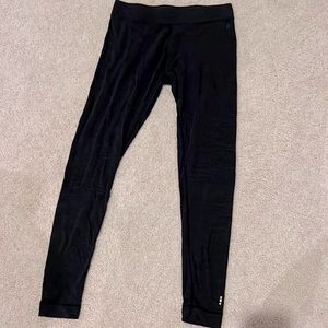 Smartwool, dark heather, gray leggings, size large
